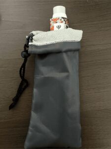 袋に入れた忍者朱印帳