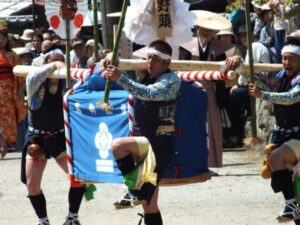 5年に一度行われる奴振の様子①