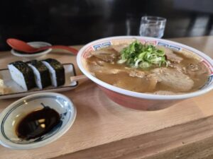 中華そば(チャーシュー)のセット
