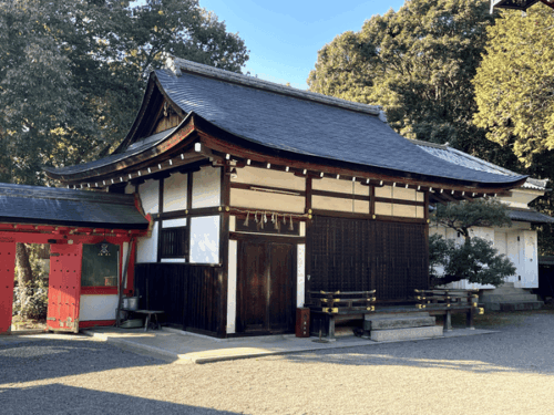 大鳥神社の神饌所の写真