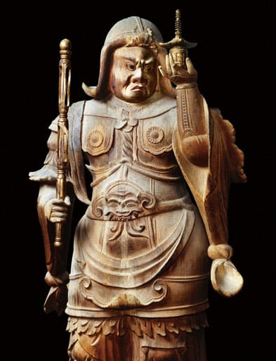 毘沙門天立像の写真