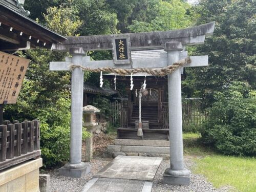 柏木神社の境内社（大行社）